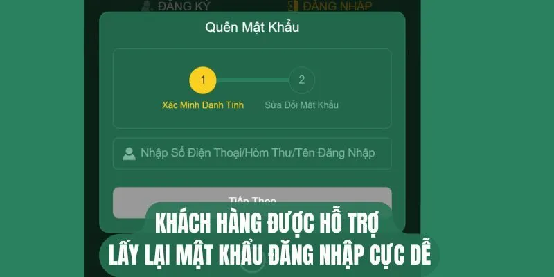 Đăng Nhập EV88 - Hướng Dẫn Các Bước Cơ Bản Để Truy Cập Nhà Cái 3 Khách hàng được hỗ trợ lấy lại mật khẩu đăng nhập cực dễ