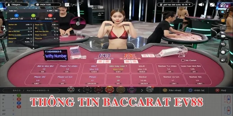 Baccarat EV88 - Đặt Cược Tẹt Ga Nhận Không Giới Hạn 2 Thông tin ngắn gọn về baccarat EV88